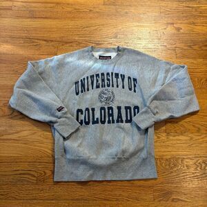 Vintage Jansport Gray University of Colorado Crewneck Sweatshirt size L